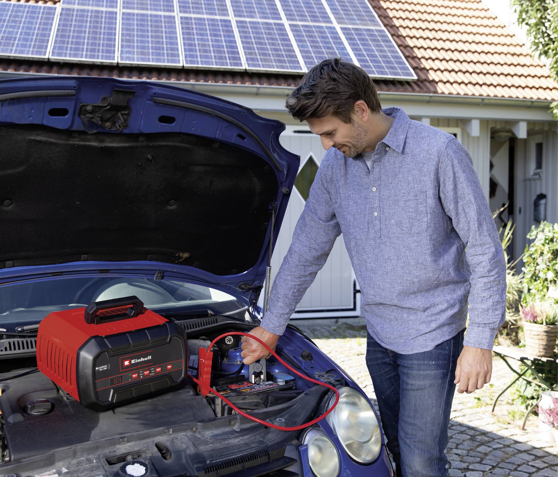 Einhell CE-BC 30M 1002275 Kfz-Ladegerät 12 V, 24V 30A 15A