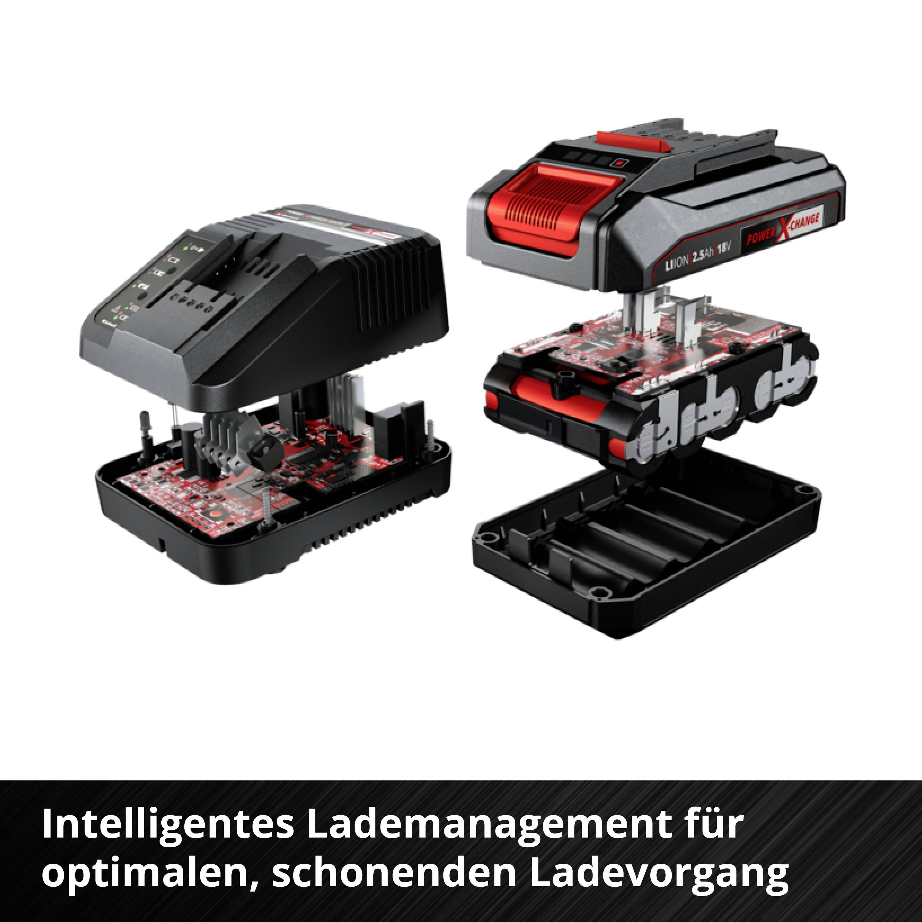Einhell 3208230+3385474 GC-AGS 18 Li Power X-Change Akku Grasschere inkl. Akku, inkl. Ladegerät 18V