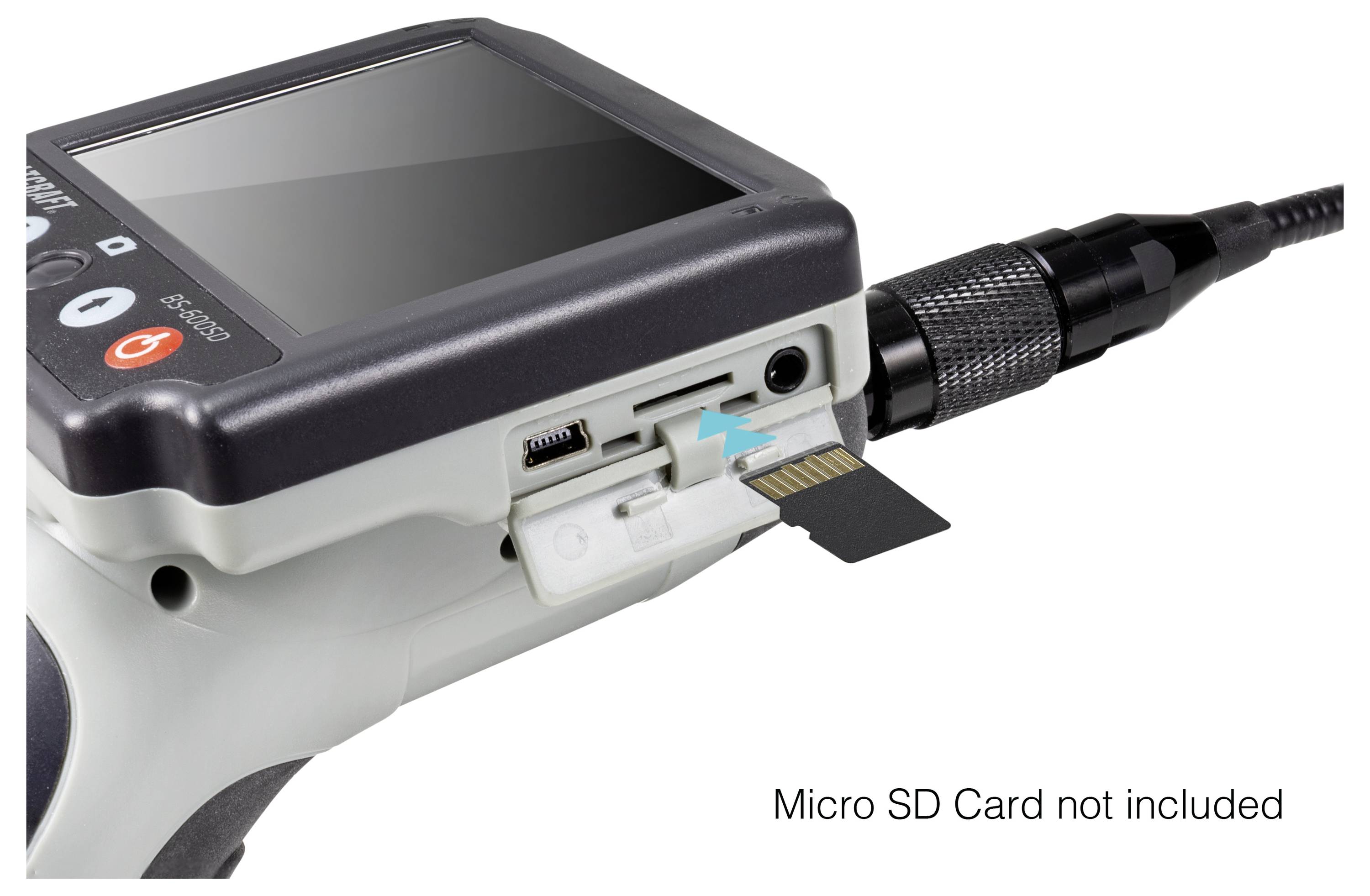 VOLTCRAFT VC-11254710 Endoskop Sonden-Ø: 8mm Sonden-Länge: 5m