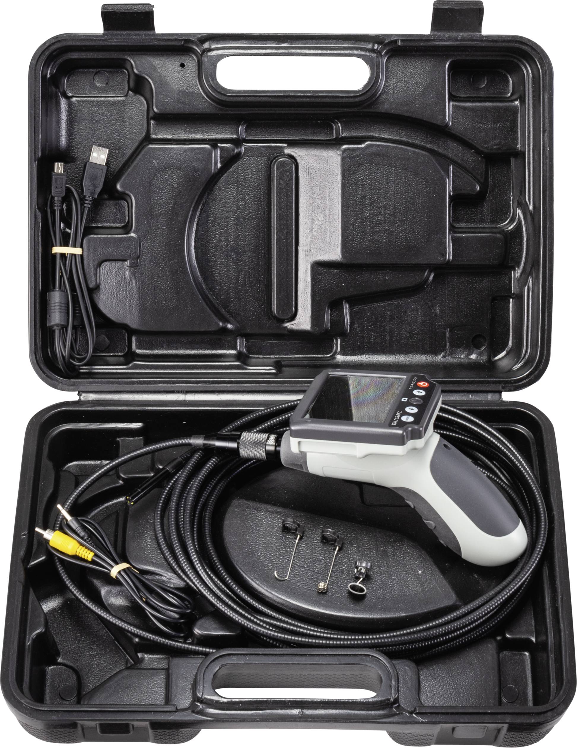 VOLTCRAFT VC-11254710 Endoskop Sonden-Ø: 8mm Sonden-Länge: 5m