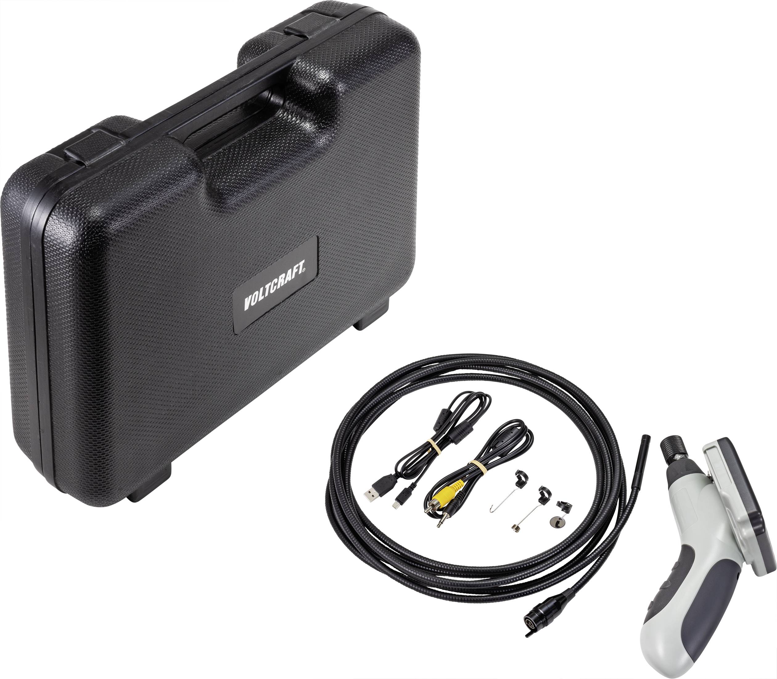 VOLTCRAFT VC-11254710 Endoskop Sonden-Ø: 8mm Sonden-Länge: 5m