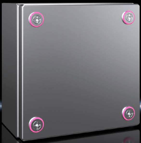 Rittal KX 1565.000 Installations-Gehäuse, Wand-Gehäuse 200 x 200 x 120 Edelstahl Edelstahl 1 St.