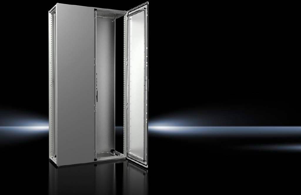 Rittal VX 8004.000 Schaltschrank 1000 x 2000 x 400 Stahlblech Lichtgrau (RAL 7035) 1St.