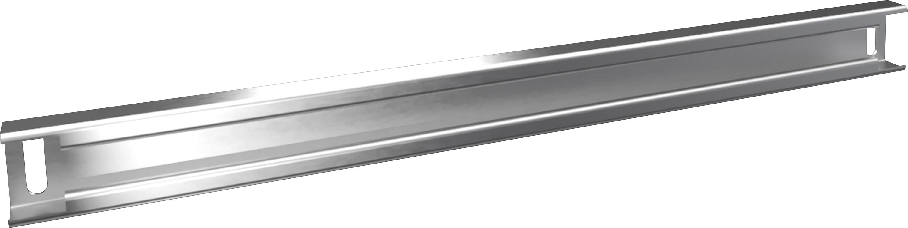 Metallträger in silberner Farbe, horizontal dargestellt.
