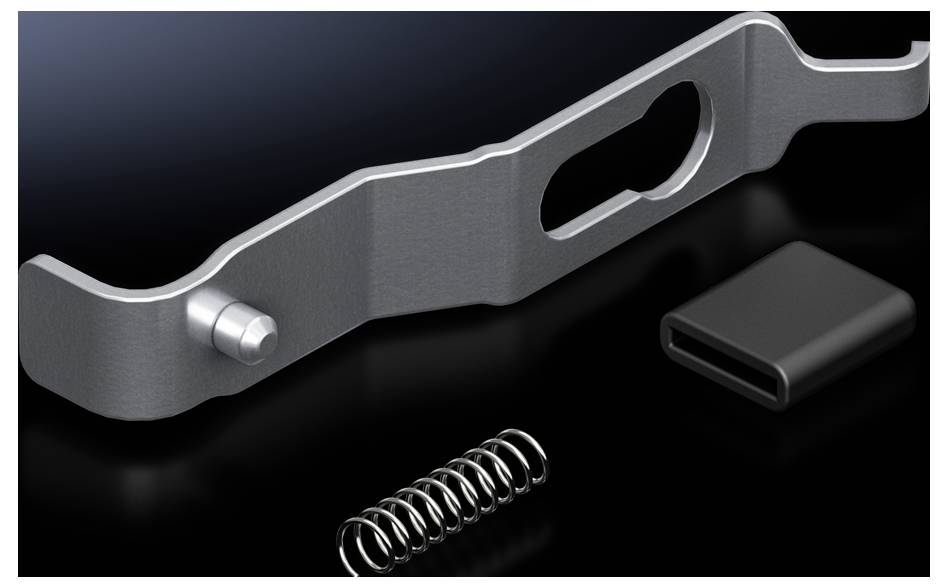 Rittal VX 8618.460 Verschlussstangen-Sperre Metall 10St.