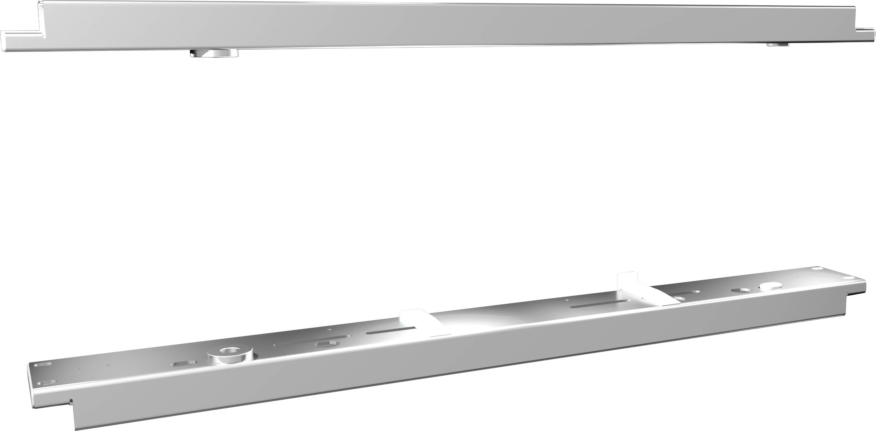Rittal VX 8619.041 Schwenkrahmen Einbausatz mit Blende Stahlblech Lichtgrau (RAL 7035) 1St.