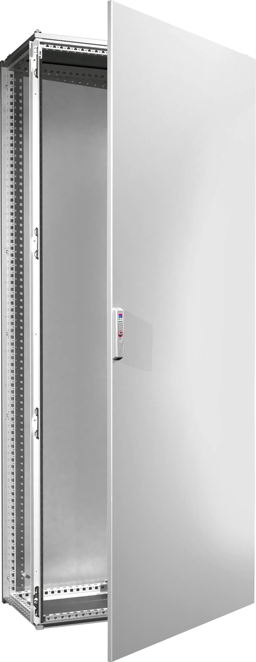 Rittal VX 9666.956 Schaltschrank 850 x 2000 x 400 Stahlblech Lichtgrau (RAL 7035) 1 St.