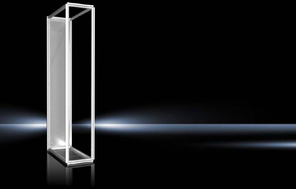 Rittal VX 9680.408 Schaltschrank 400 x 2000 x 800 Stahlblech Lichtgrau (RAL 7035) 1St.