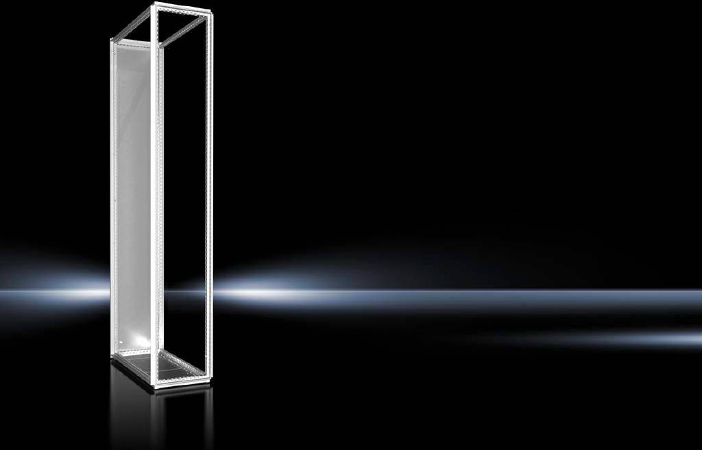 Rittal VX 9680.428 Schaltschrank 400 x 2200 x 800 Stahlblech Lichtgrau (RAL 7035) 1St.