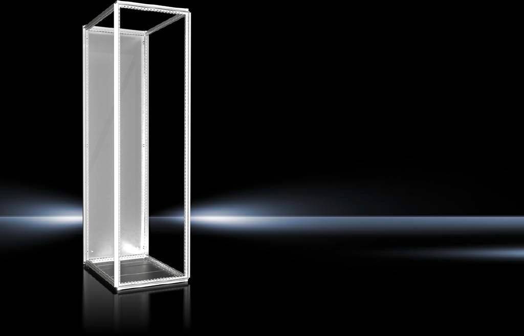 Rittal VX 9680.608 Schaltschrank 600 x 2000 x 800 Stahlblech Lichtgrau (RAL 7035) 1St.