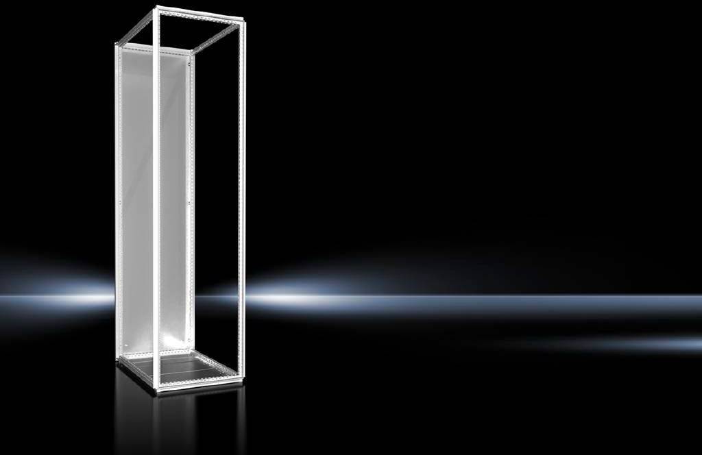 Rittal VX 9680.628 Schaltschrank 600 x 2200 x 800 Stahlblech Lichtgrau (RAL 7035) 1St.