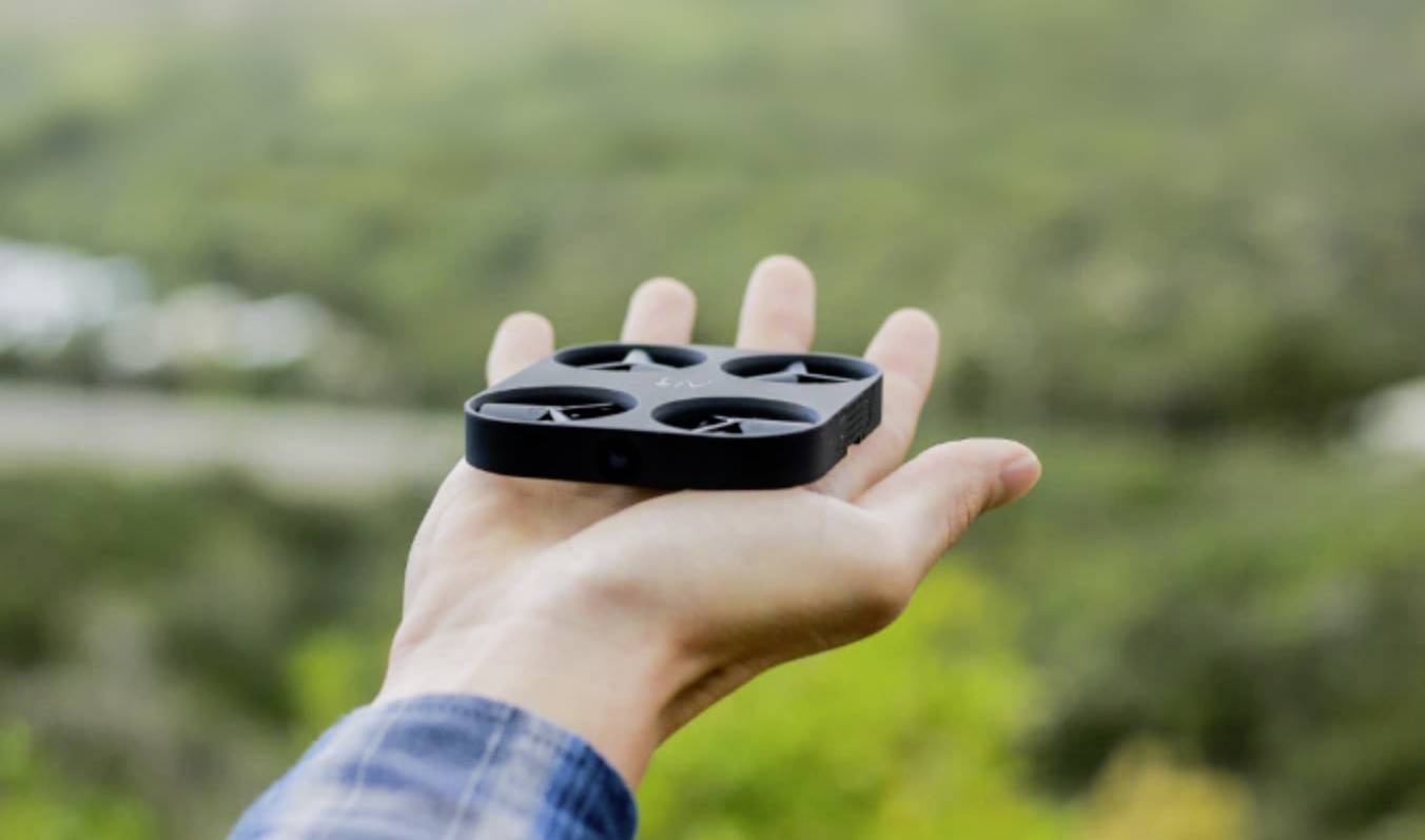 Airselfie Airpix Quadrocopter Kameraflug Schwarz, Aluminium (matt)