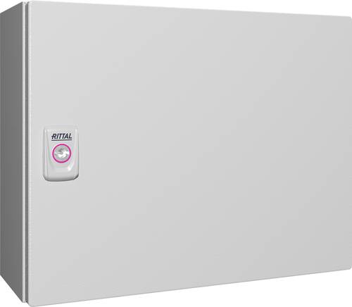 Rittal KX 1576.000 Installations-Gehäuse, Wand-Gehäuse 380 x 300 x 155 Stahlblech Lichtgrau (RAL 70