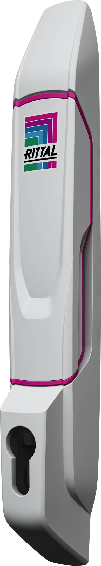 Rittal VX 8618.250 Komfortgriff für Profilhalbzylinder Lichtgrau (RAL 7035) 1St.