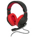Konix DRAKKAR SKALD Gaming Over-ear headset Corded (1075100) Stereo Black, Red