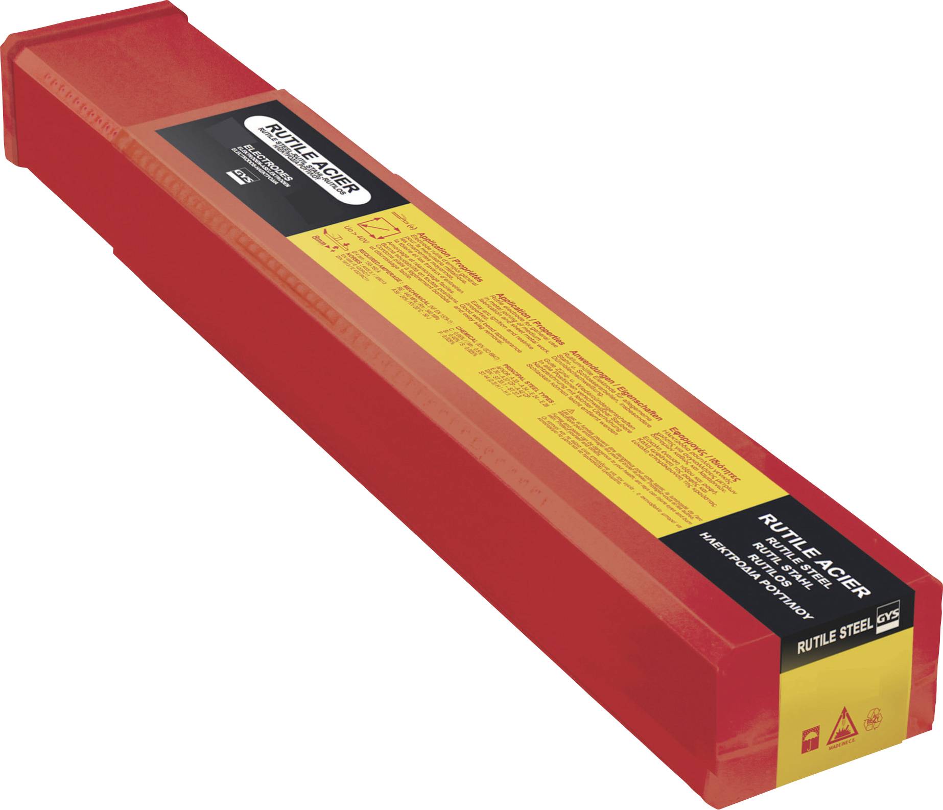 GYS Rutil E6013 - Ø 3,2 mm Schweißelektroden 54 St. (Ø x L) 3.2 mm x 350 mm 80 - 130 A