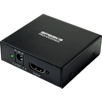 SpeaKa Professional SP-HDS-220 1+2 Port HDMI-Splitter Ultra HD-fähig 3840 x 2160 Pixel Schwarz SpeaKa Professional SP-HDS-220 1+2 Port HDMI-Splitter Ultra HD-fähig 3840 x 2160 Pixel Schwarz