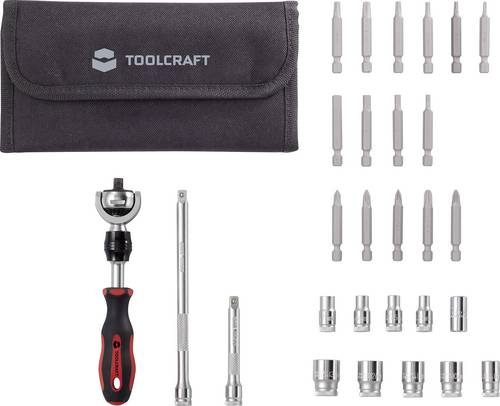TOOLCRAFT Steckschlüsselsatz metrisch 1/4  (6.3 mm) 28teilig TO-6754554