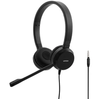 Lenovo Pro Wired Stereo VOIP On Ear Headset kabelgebunden Stereo Schwarz Mikrofon-Rauschunterdrückung Mikrofon-Stummschaltung Computer Lenovo Pro Wired Stereo VOIP On Ear Headset kabelgebunden Stereo Schwarz Mikrofon-Rauschunterdrückung Mikrofon-Stummschaltung Computer