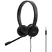 Lenovo Pro Wired Stereo VOIP On Ear Headset kabelgebunden Stereo Schwarz Mikrofon-Rauschunterdrückung Mikrofon-Stummschaltung Computer Lenovo Pro Wired Stereo VOIP On Ear Headset kabelgebunden Stereo Schwarz Mikrofon-Rauschunterdrückung Mikrofon-Stummschaltung Computer