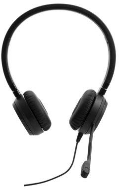 Lenovo Pro Wired Stereo VOIP On Ear Headset kabelgebunden Stereo Schwarz Mikrofon-Rauschunterdrückung Mikrofon-Stummschaltung Computer