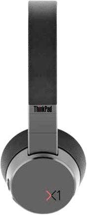 Lenovo ThinkPad X1 Over Ear Headset Bluetooth® Schwarz, Eisen-Grau Mikrofon-Rauschunterdrückung Lautstärkeregelung, Mikrofon-Stummschaltung