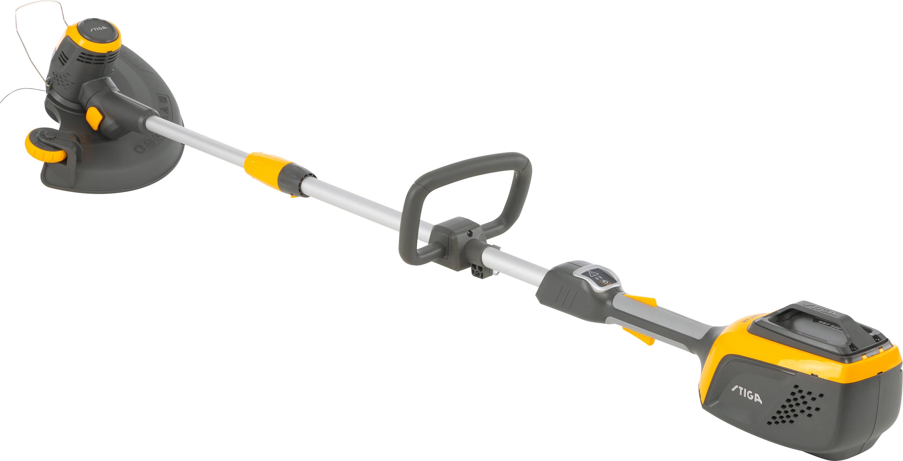 STIGA SGT 500 AE Set Akku Rasentrimmer inkl. Akku, inkl. Ladegerät, Softgriff 48V 2Ah Schnittbreite (max.): 30cm