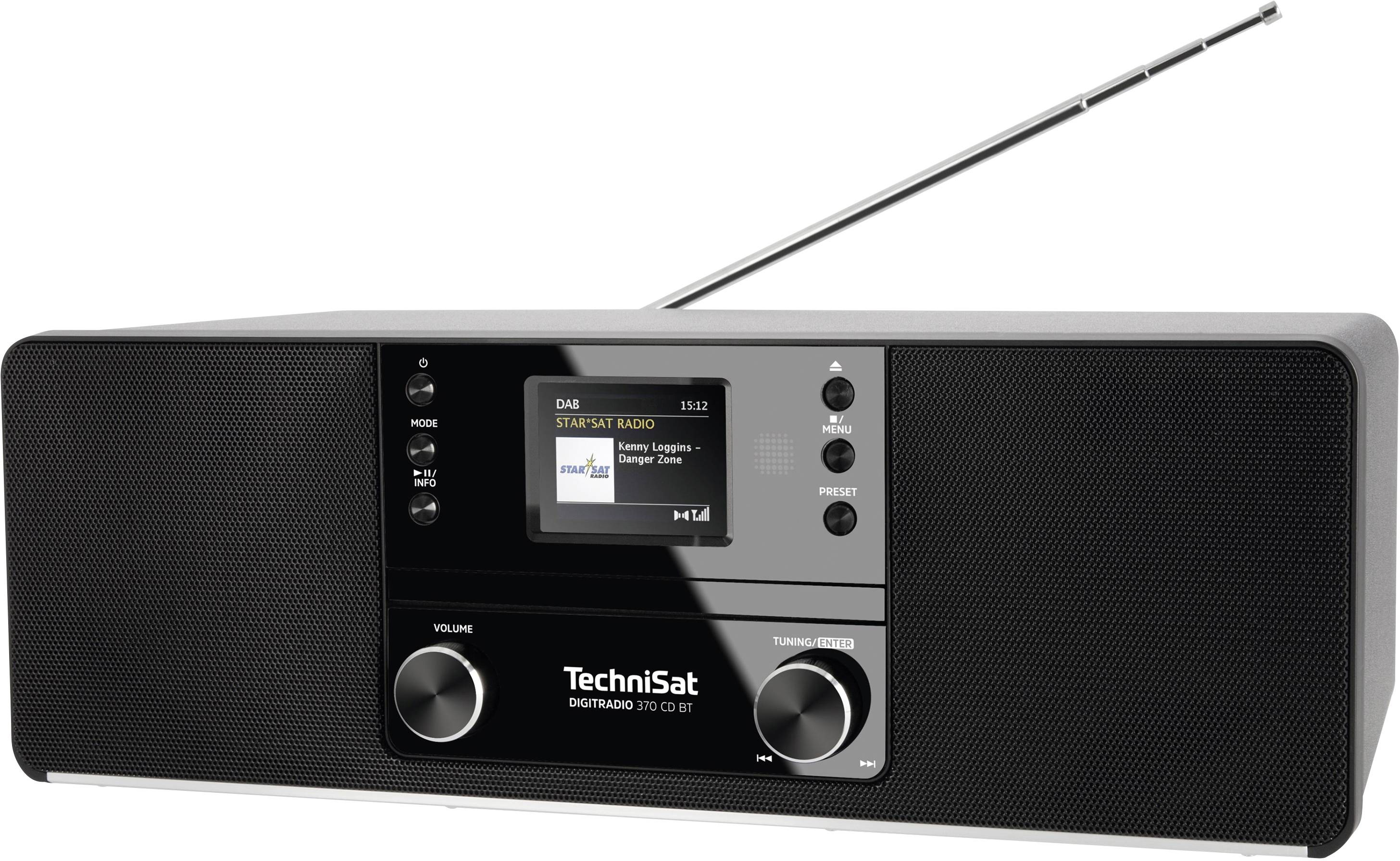 TechniSat DIGITRADIO 370 CD BT CD-Radio DAB+, UKW CD Schwarz