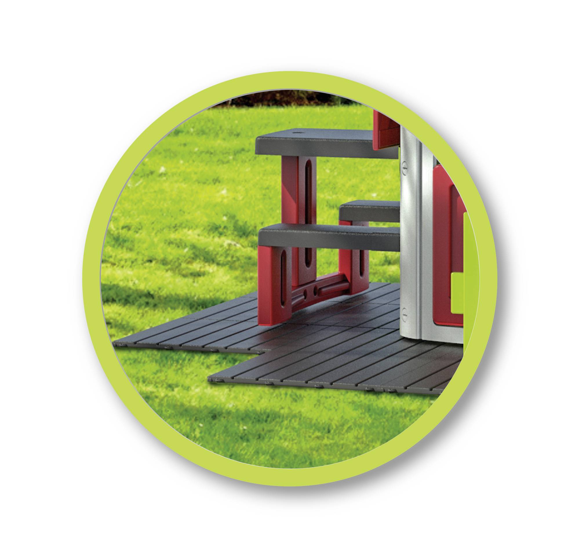 Smoby Bodenplatten-Set mit Klicksystem, 6 Stück