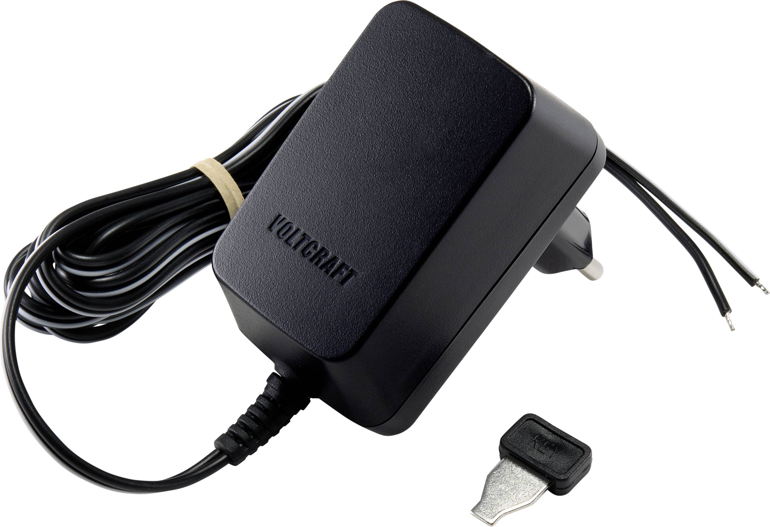 VOLTCRAFT VC-11258675 Steckernetzteil, einstellbar 3 V/DC, 4.5 V/DC, 5 V/DC, 6 V/DC, 7.5 V/DC, 9 V/DC, 12 V/DC 0.6A 7.2W