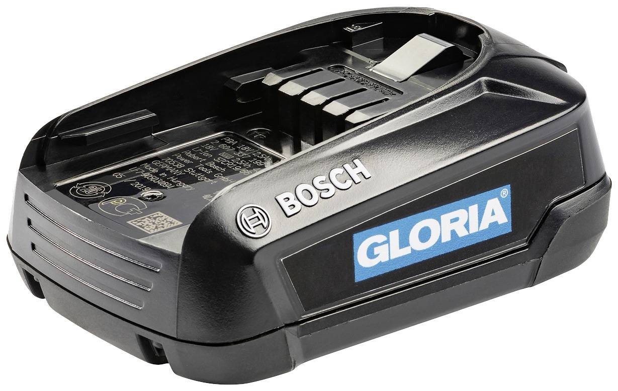 Gloria Haus und Garten 729101.0000 2.5 Ah Bosch Akku Werkzeug-Akku 18 V 2.5 Ah Li-Ion