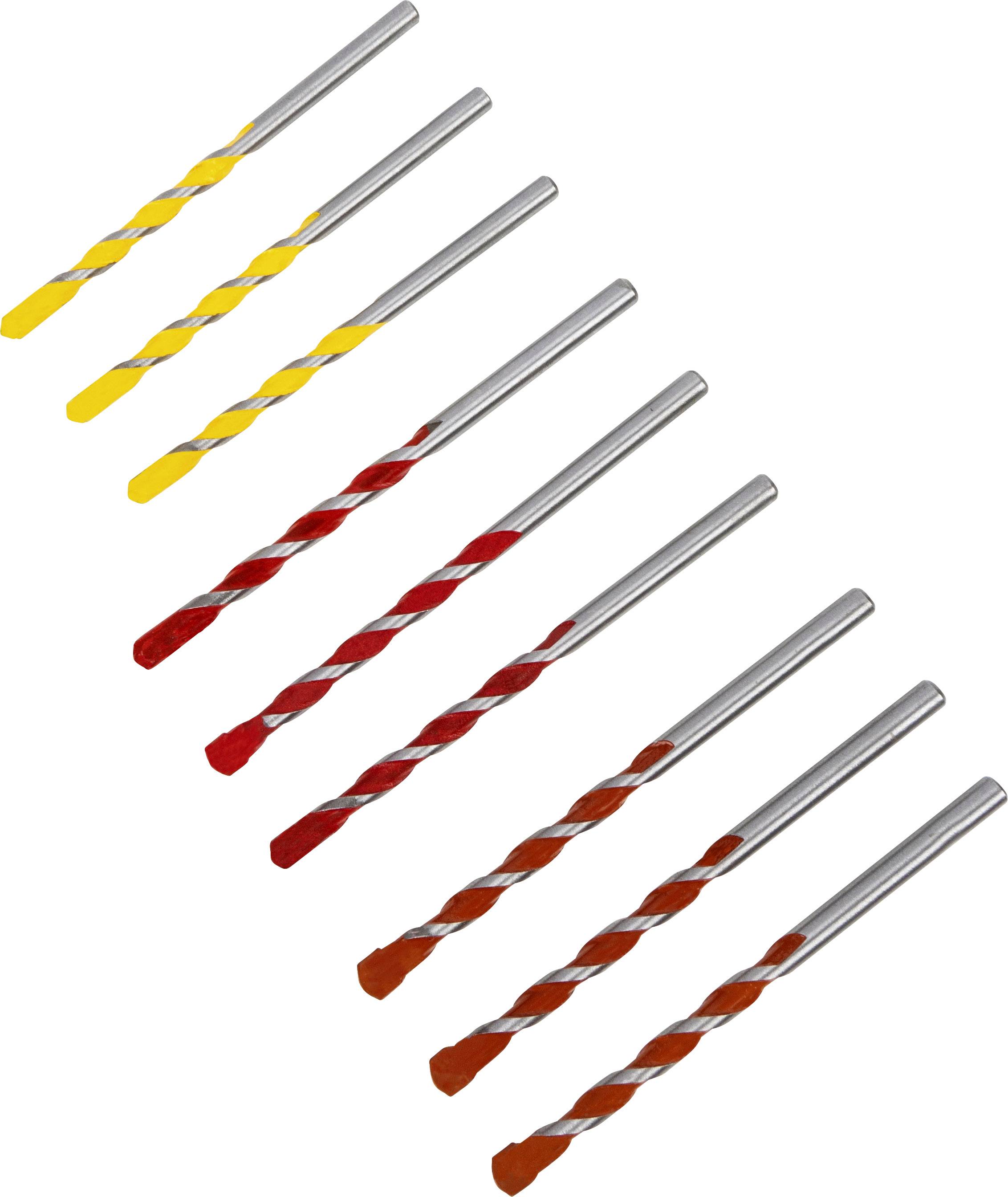 C.K T3113 T3113 Beton-Spiralbohrer-Set 9teilig 5 mm, 6 mm, 7mm Zylinderschaft 1St.