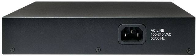 LogiLink NS0098 Netzwerk Switch 10 / 100MBit/s IEEE 802.3at (25.5 W), IEEE 802.3af (12.95 W)