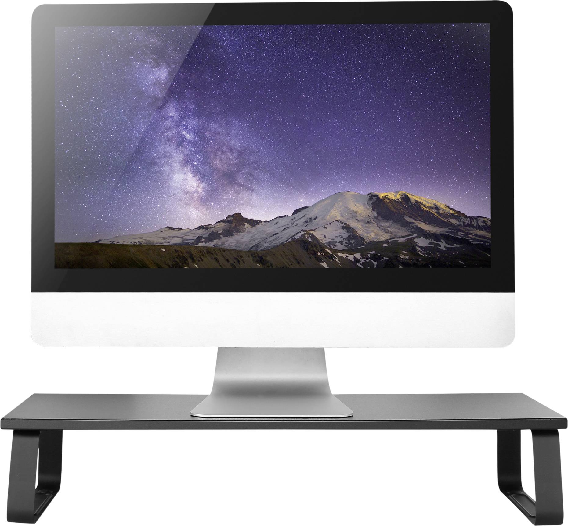 SpeaKa Professional SP-MR-100 Monitor-Erhöhung Höhen-Bereich: 120 mm (max) Schwarz