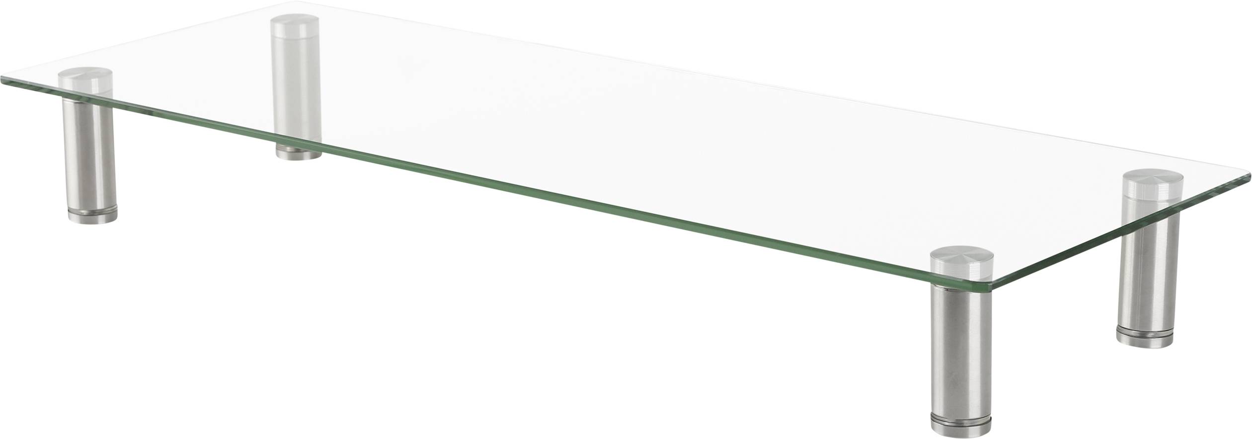 SpeaKa Professional Monitor-Erhöhung Höhen-Bereich: 75 bis 90mm Transparent