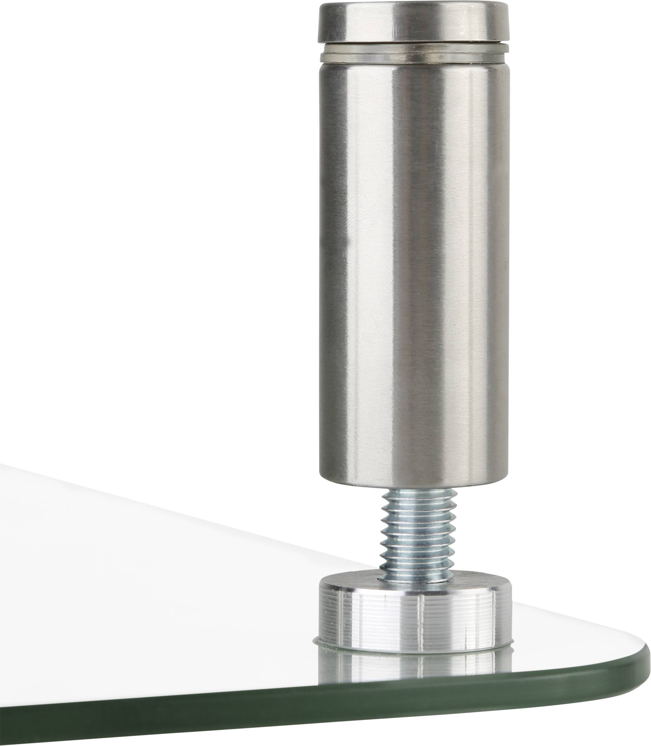 SpeaKa Professional Monitor-Erhöhung Höhen-Bereich: 75 bis 90mm Transparent