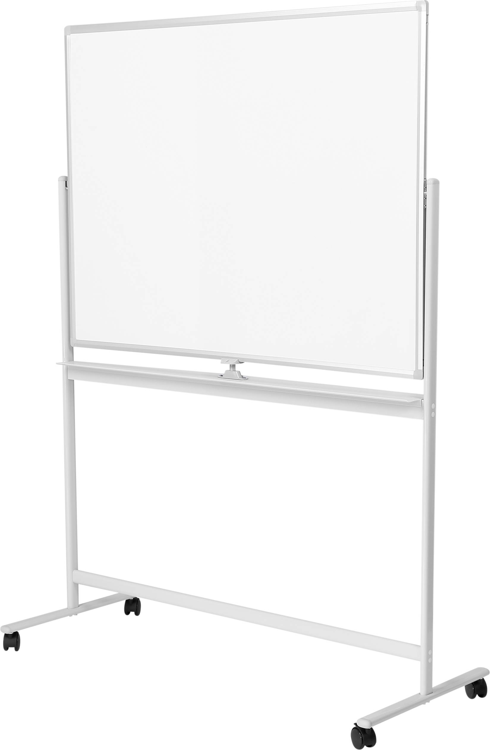 SpeaKa Professional Whiteboard SP-WB-312 (B x H) 1200mm x 800mm Weiß Querformat, Beide Seiten nutzbar, Inkl. Rollensatz, Inkl
