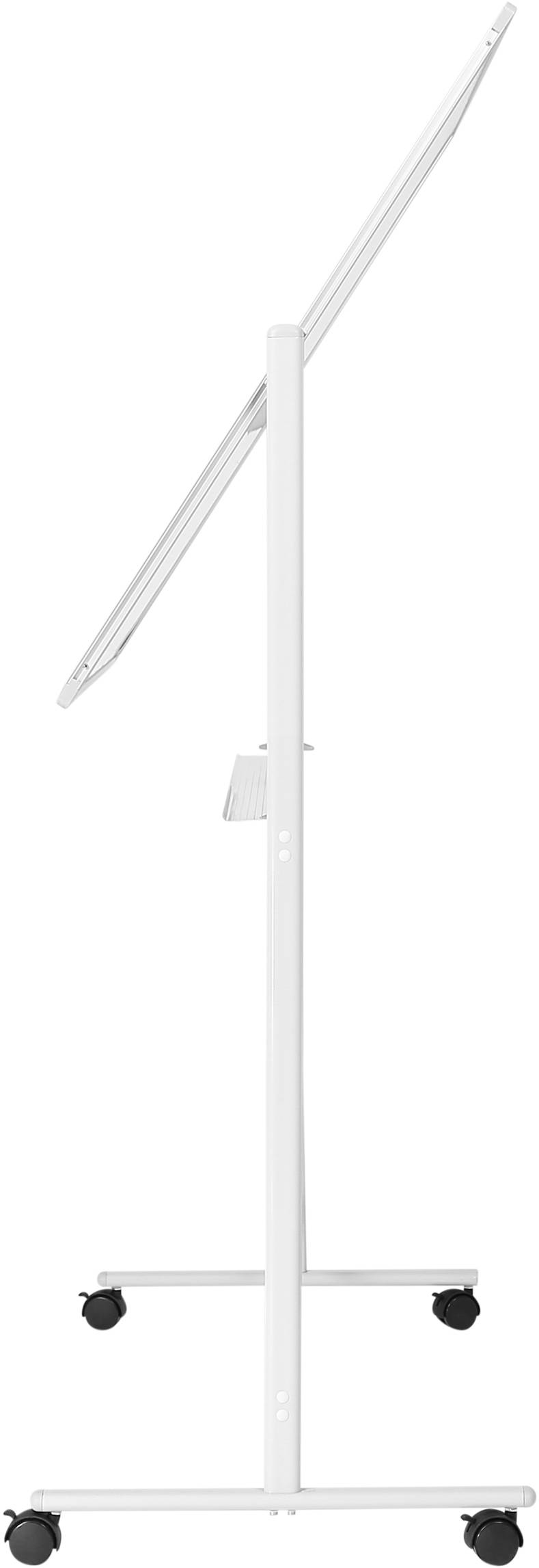 SpeaKa Professional Whiteboard SP-WB-312 (B x H) 1200mm x 800mm Weiß Querformat, Beide Seiten nutzbar, Inkl. Rollensatz, Inkl