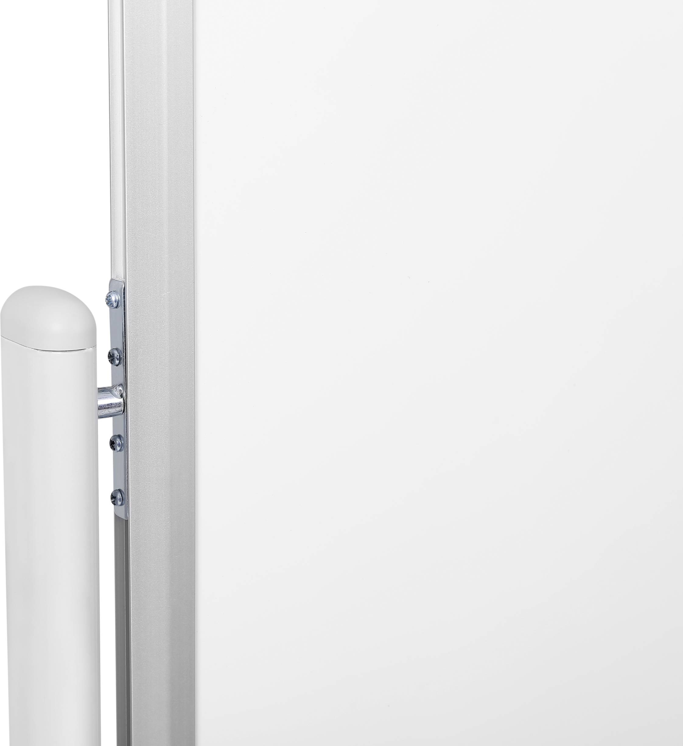 SpeaKa Professional Whiteboard SP-WB-312 (B x H) 1200mm x 800mm Weiß Querformat, Beide Seiten nutzbar, Inkl. Rollensatz, Inkl