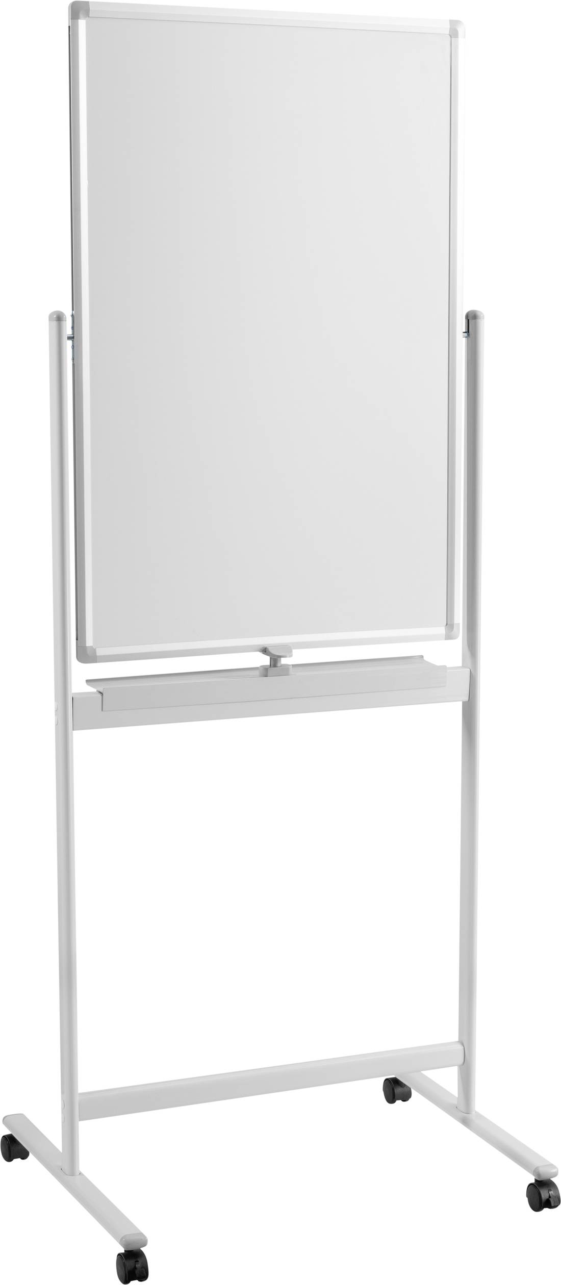 SpeaKa Professional Whiteboard SP-WB-309 (B x H) 600mm x 900mm Weiß Hochformat, Beide Seiten nutzbar, Inkl. Rollensatz, Inkl
