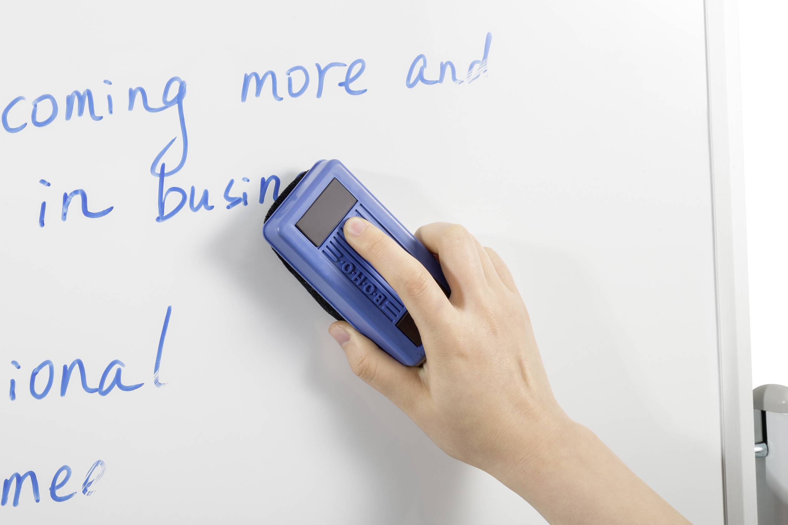 SpeaKa Professional Whiteboard SP-WB-309 (B x H) 600mm x 900mm Weiß Hochformat, Beide Seiten nutzbar, Inkl. Rollensatz, Inkl