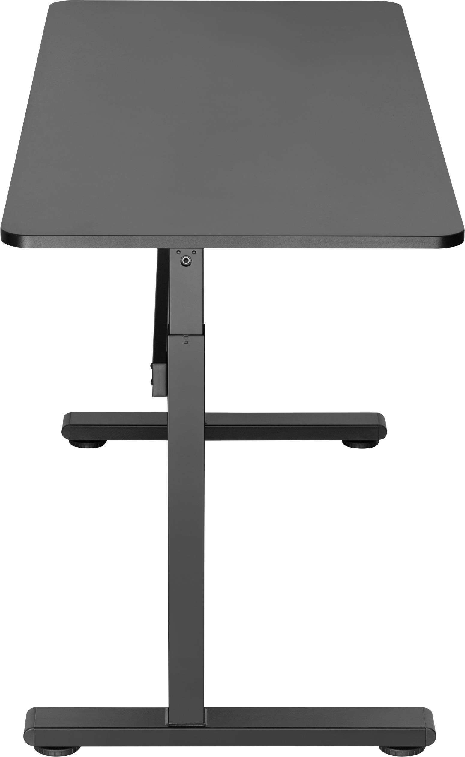 SpeaKa Professional Sitz-/Steh-Schreibtisch höhenverstellbar Höhen-Bereich: 700 bis 1170mm (B x T) 1400mm x 600mm Schwarz