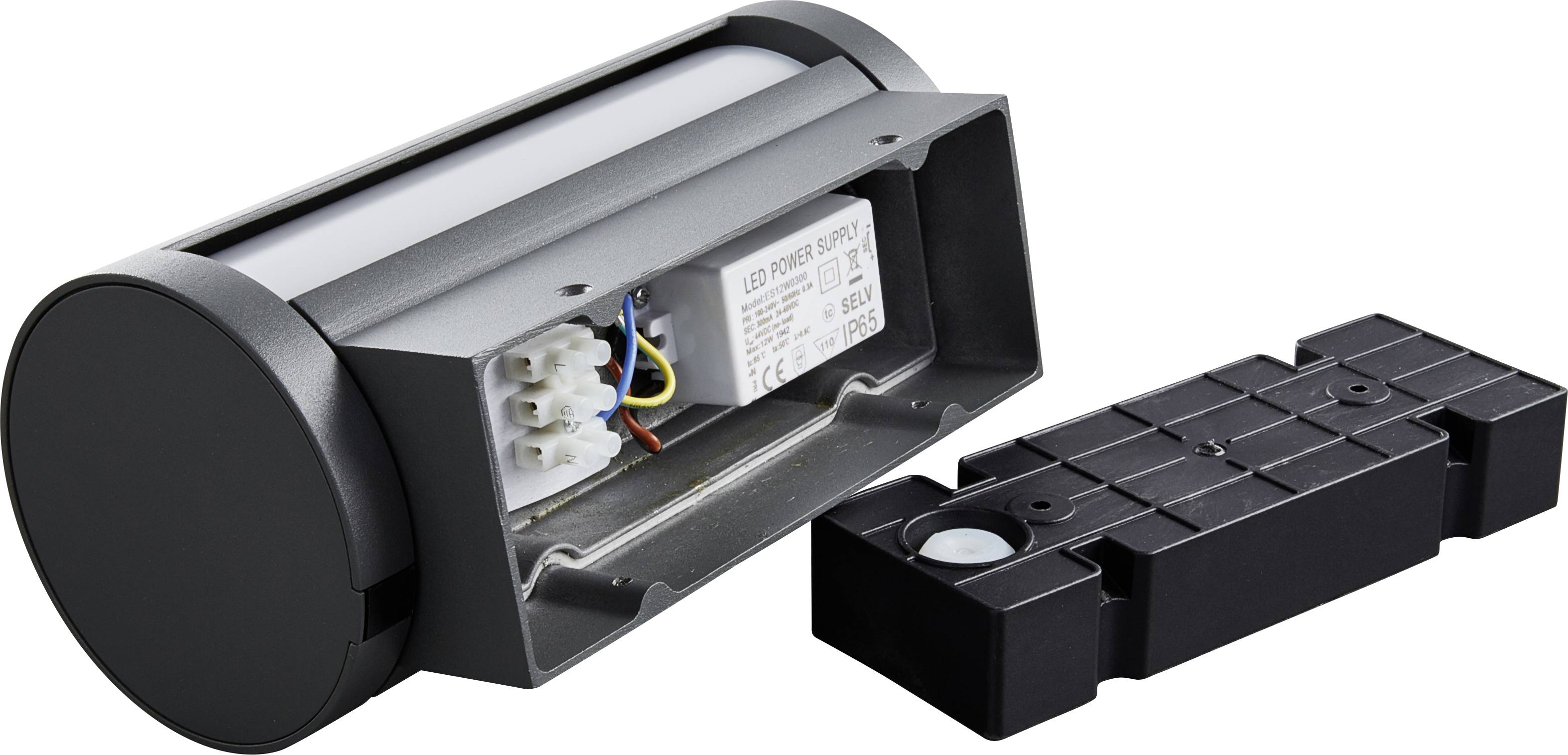 Heitronic TIMOR 500739 LED-Wandleuchte LED fest eingebaut 13 W LED Anthrazit