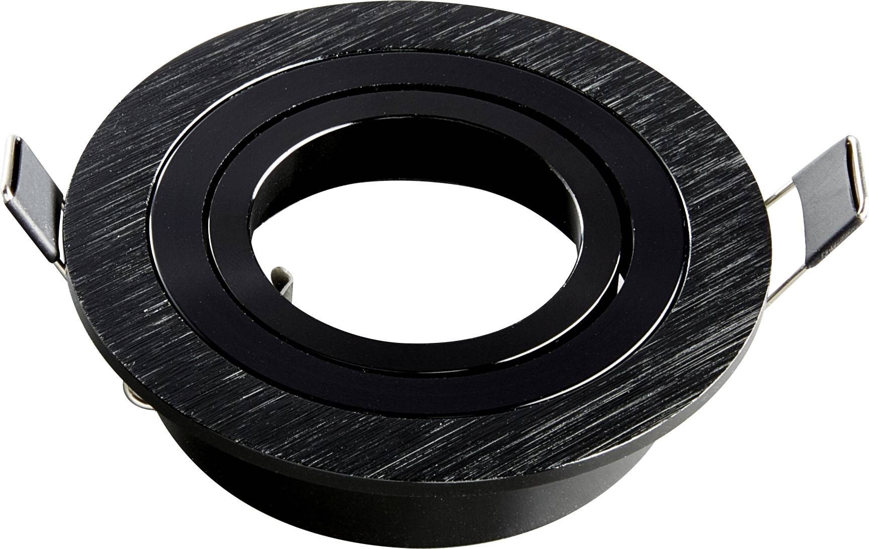 Heitronic 500595 DL7801 Einbauleuchte LED G5.3, GU10 8W Schwarz