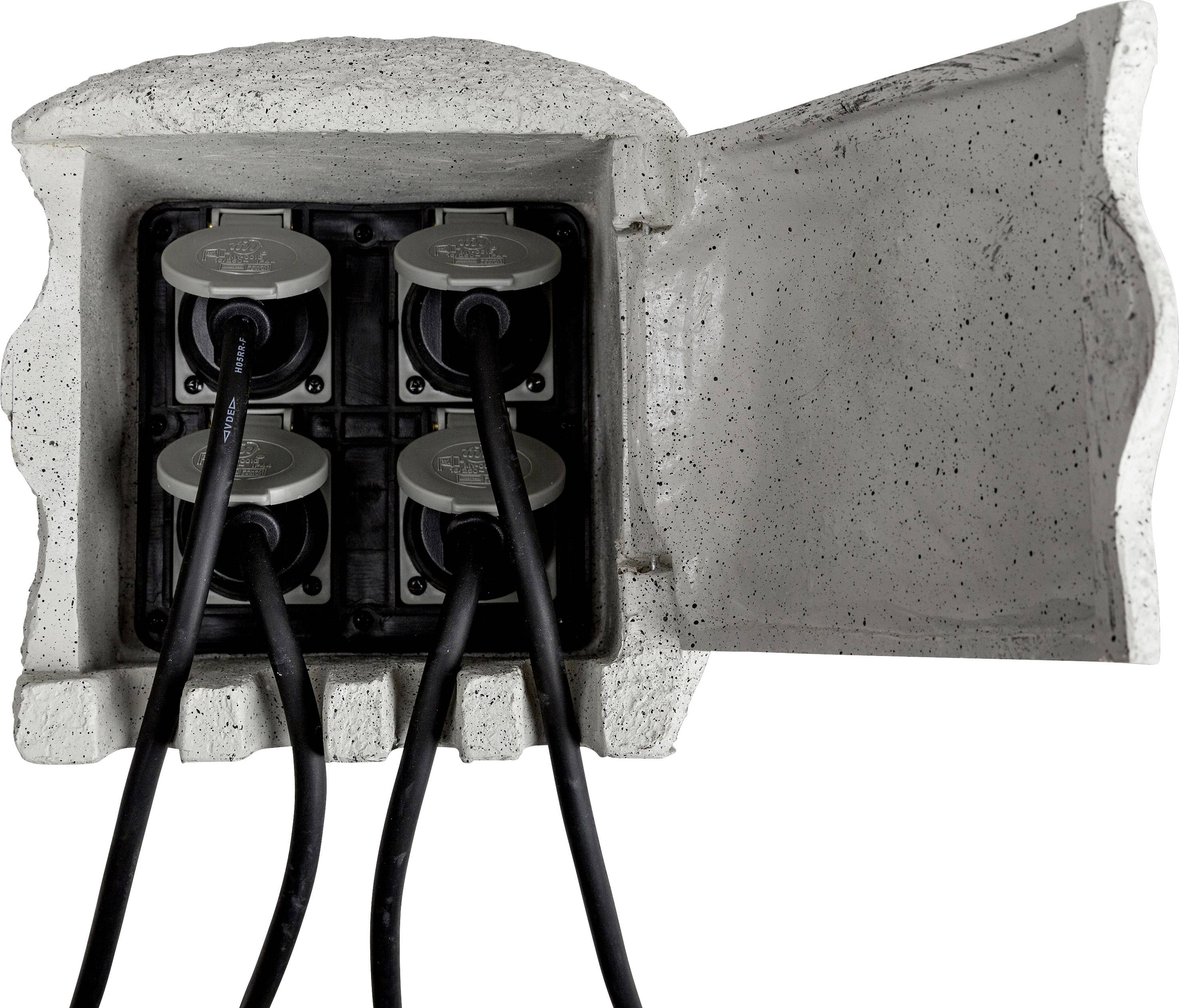 Heitronic 37502 Verteilerbox Grau