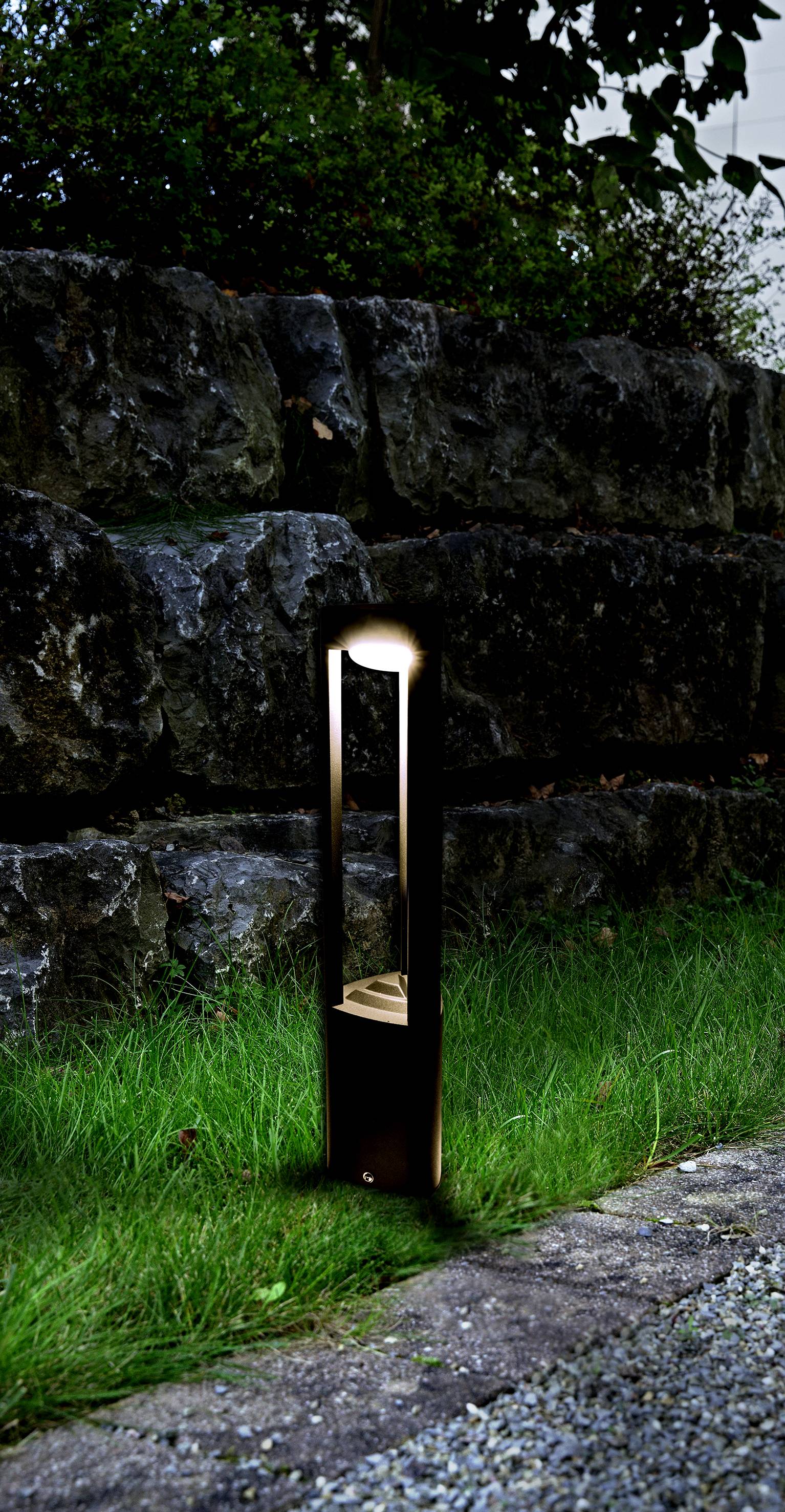 Heitronic 500047 MARYLAND LED-Stehlampe LED fest eingebaut 9 W Anthrazit