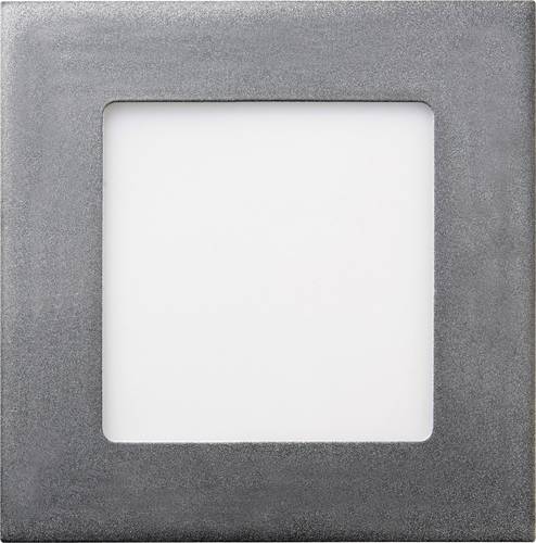 Heitronic LYON 500161 LED-Panel 6W Warmweiß Silber