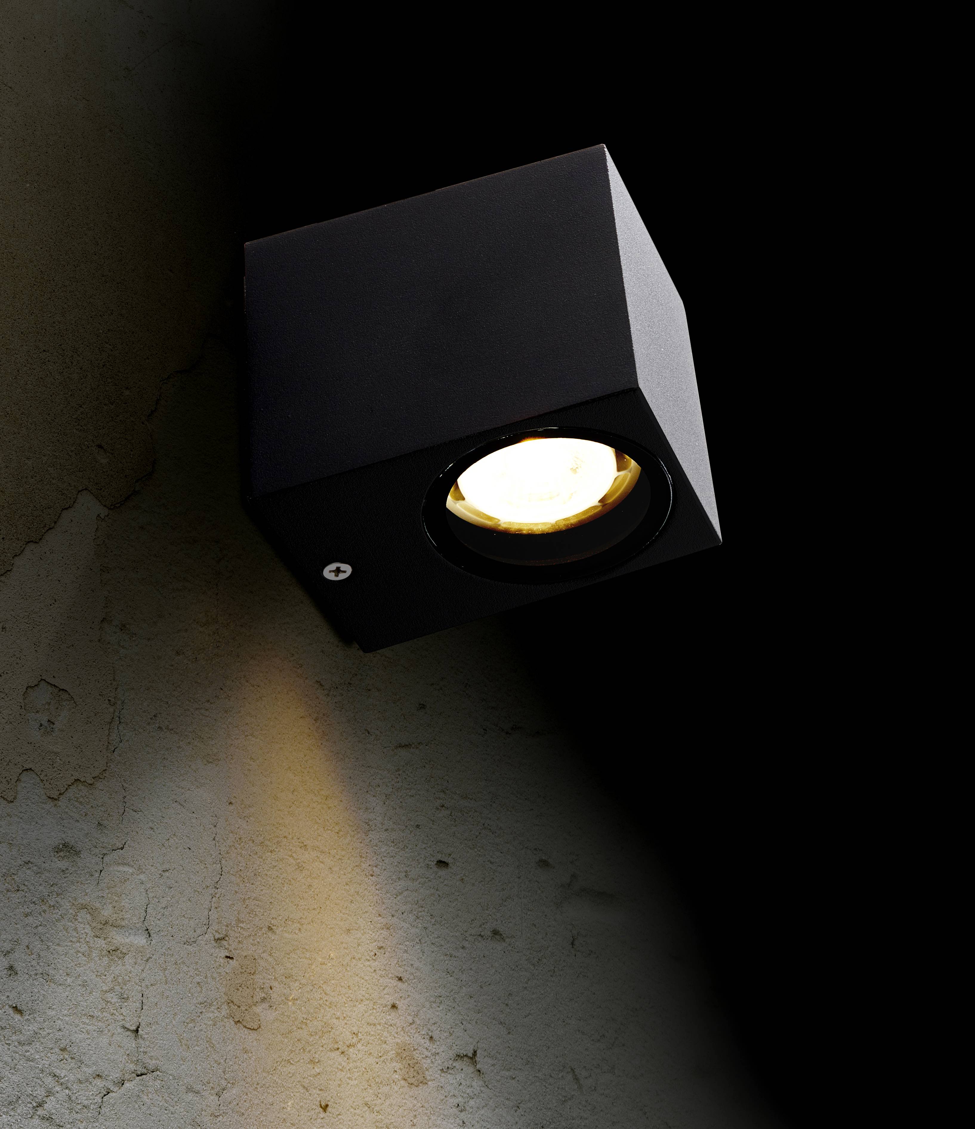 Heitronic ABAJO 500660 Wandleuchte GU10 Anthrazit