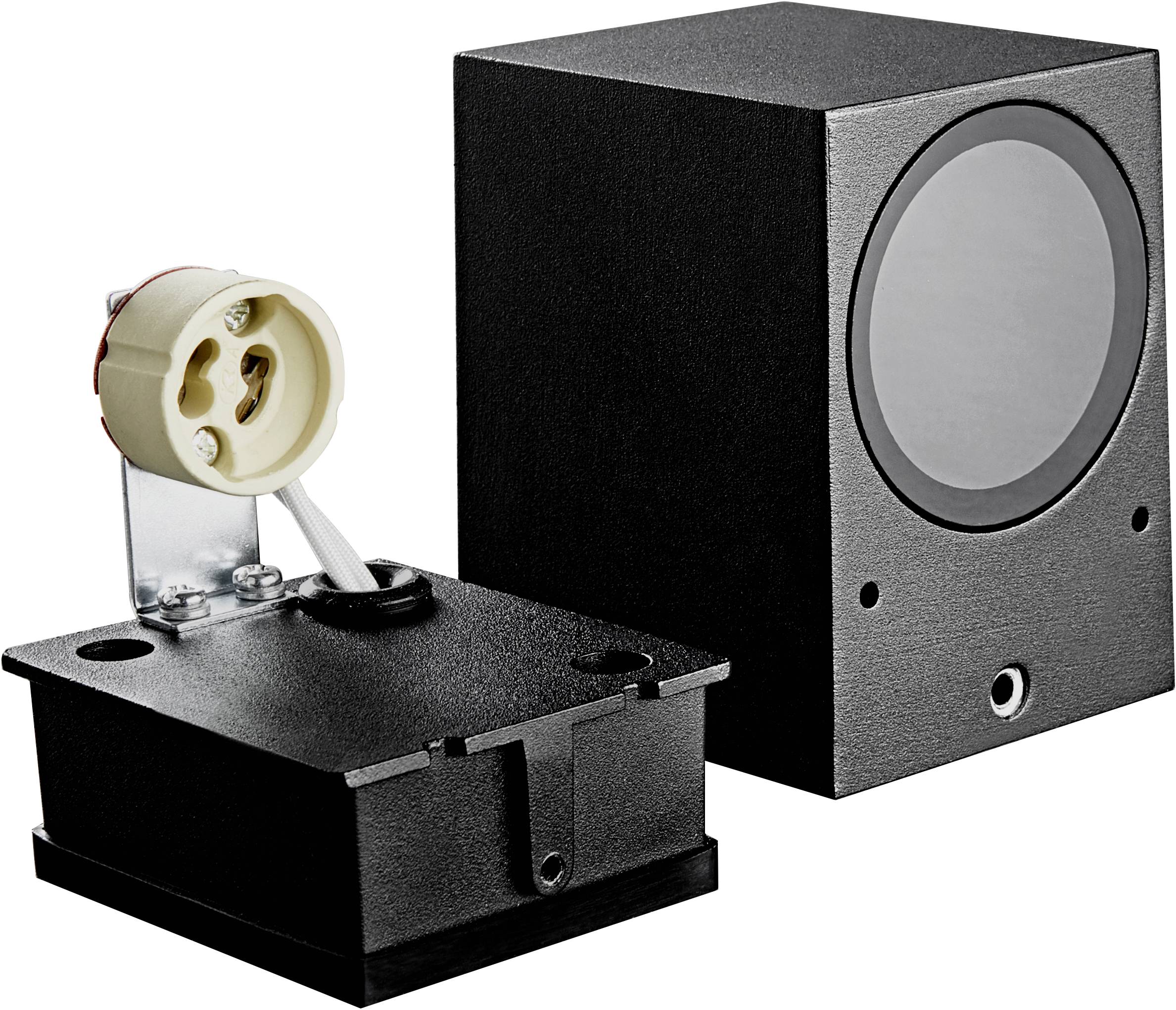 Heitronic ABAJO 500660 Wandleuchte GU10 Anthrazit