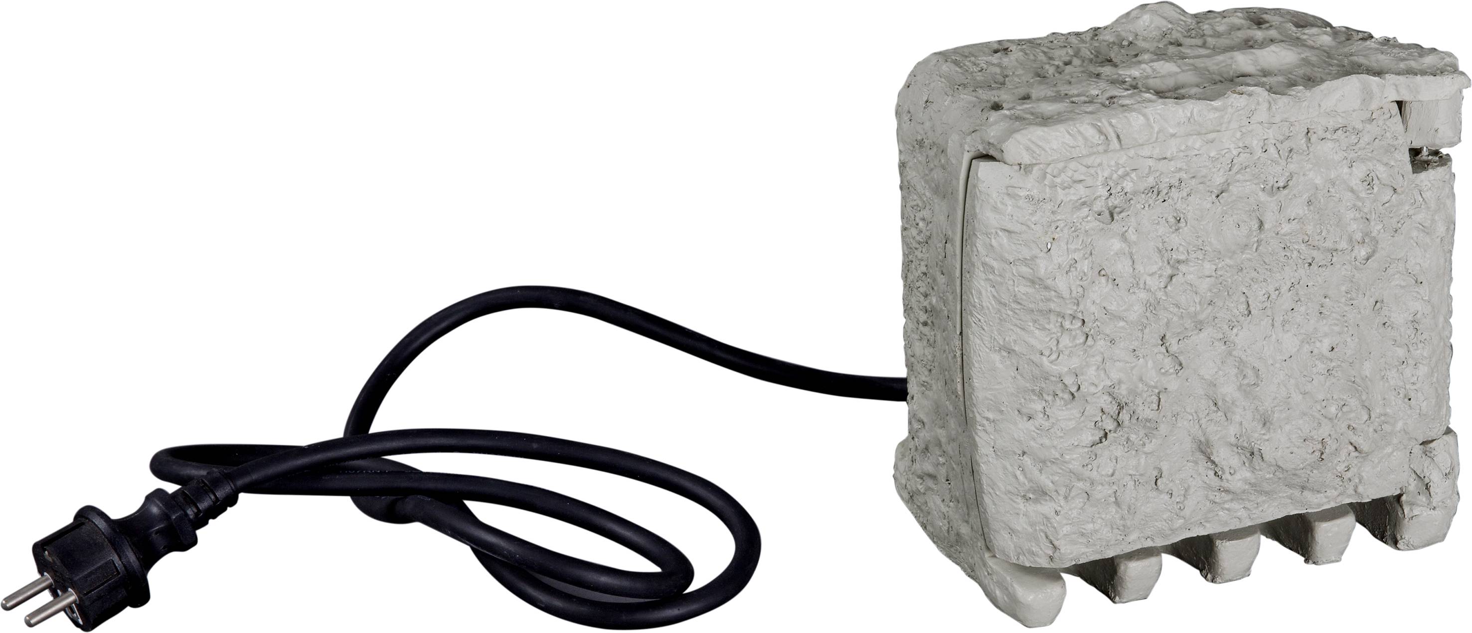 Heitronic 35115 Verteilerbox Grau mit Timer